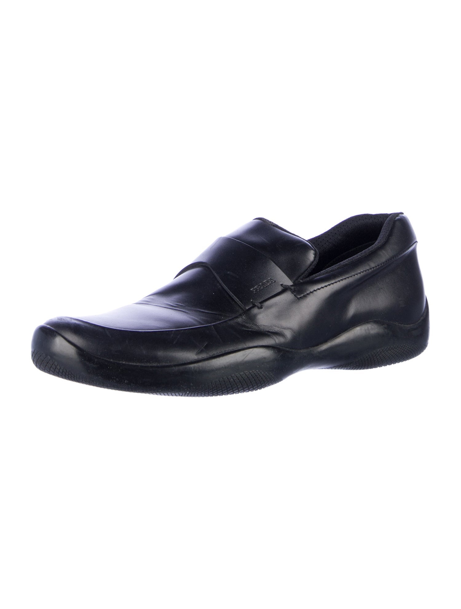 Prada Sport Leather Loafers