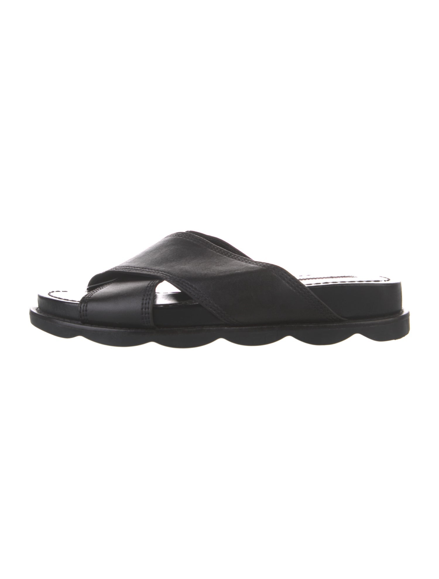 Prada Sport Leather Slides