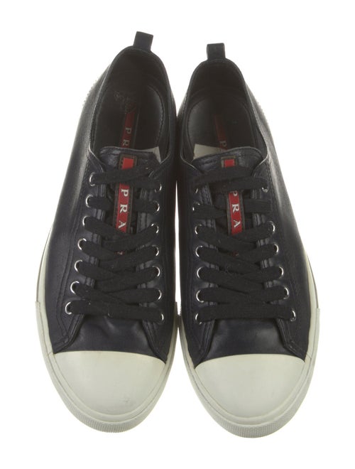 Prada Sport Leather Printed Sneakers