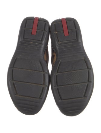 Prada Sport Leopard Americas Cup Sneakers