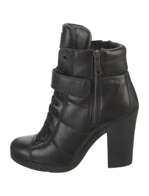 Prada Sport Leather Combat Boots