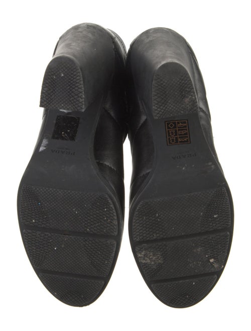 Prada Sport Leather Combat Boots