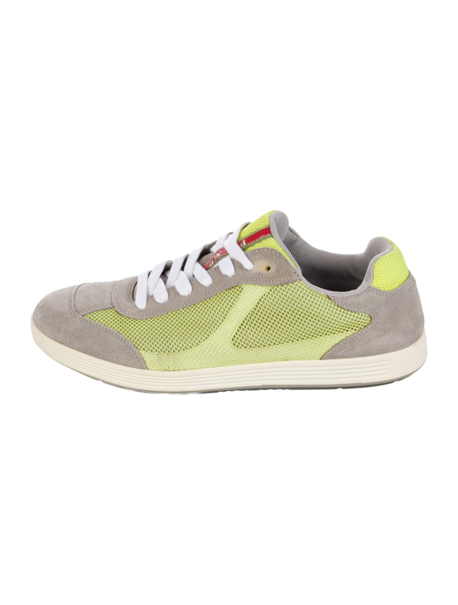 Prada Sport Suede Printed Sneakers
