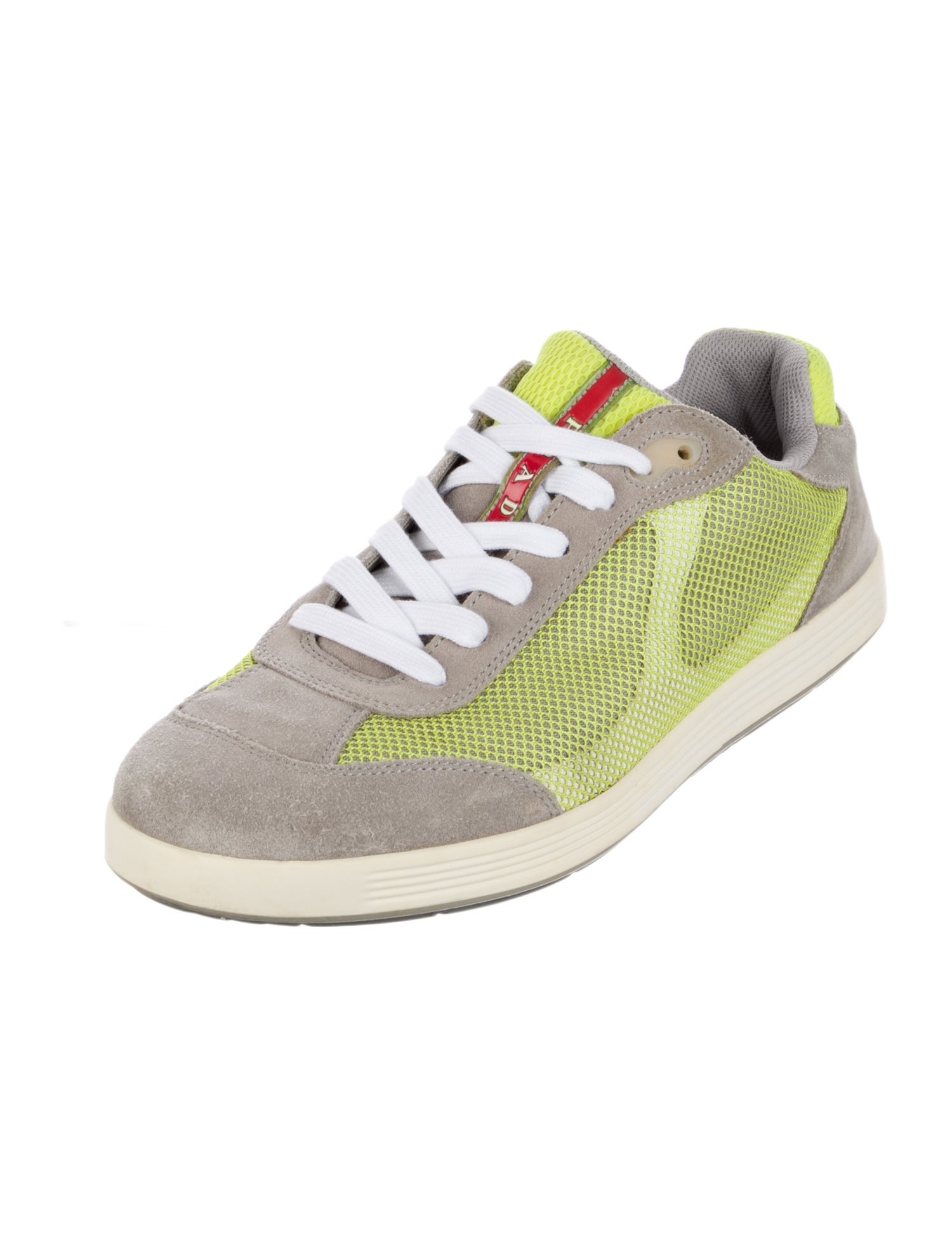 Prada Sport Suede Printed Sneakers
