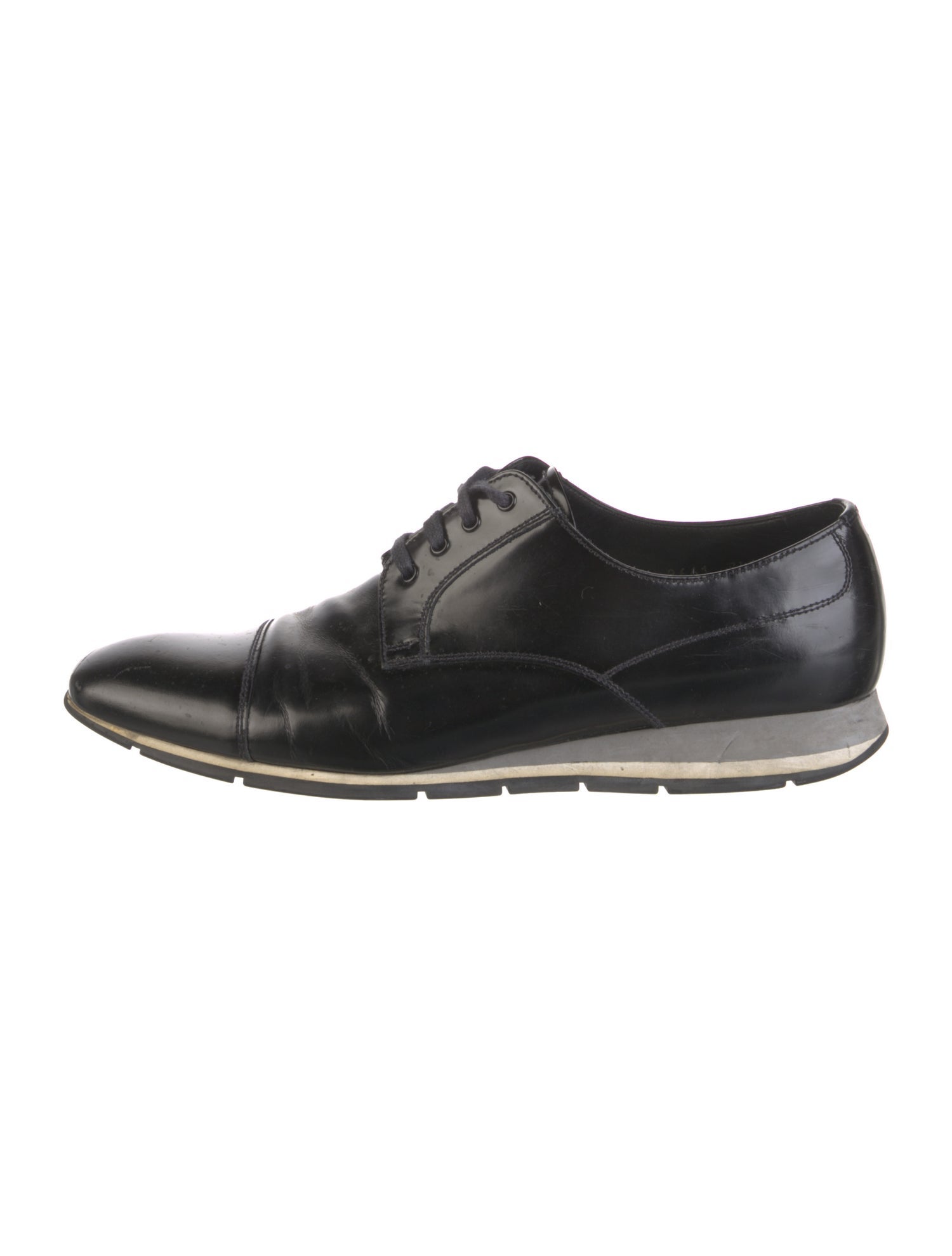 Prada Sport Leather Derby Shoes
