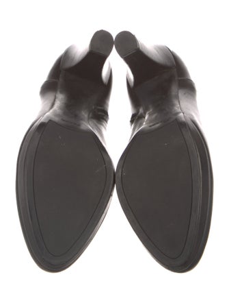 Prada Sport Leather Leather Trim Embellishment Boots