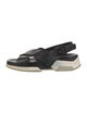 Prada Sport Leather Slingback Sandals
