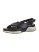 Prada Sport Leather Slingback Sandals