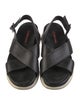 Prada Sport Leather Slingback Sandals