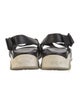 Prada Sport Leather Slingback Sandals