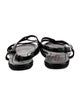 Prada Sport Patent Leather T-Strap Sandals