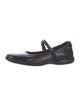 Prada Sport Leather Mary Jane Flats