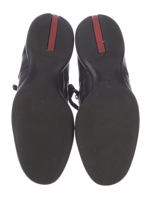 Prada Sport Leather Mary Jane Flats