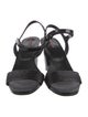 Prada Sport Patent Leather Slingback Sandals