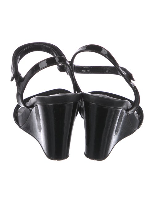 Prada Sport Patent Leather Slingback Sandals