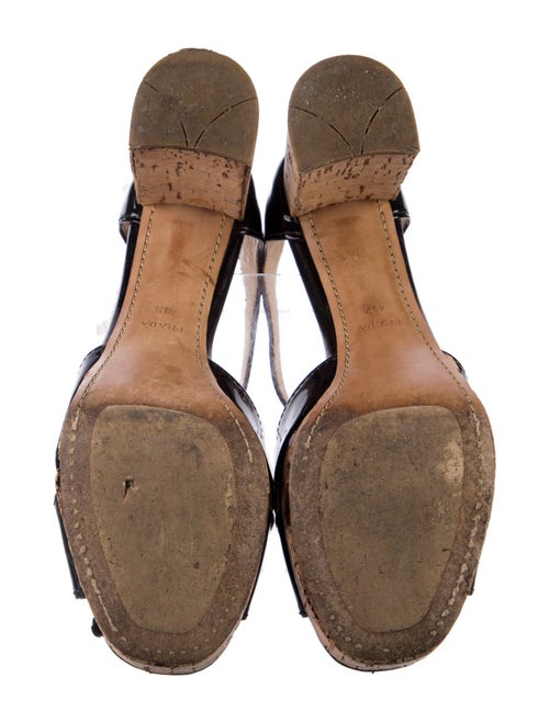 Prada Sport Patent Leather Sandals