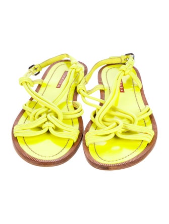 Prada Sport Leather Sandals