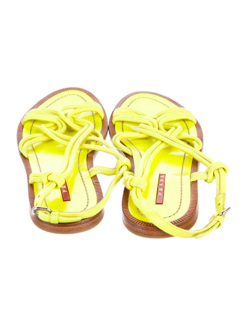 Prada Sport Leather Sandals
