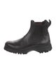 Prada Sport Leather Chelsea Boots