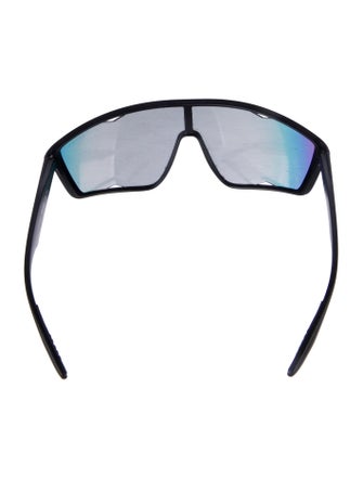 Prada Sport Shield Mirrored Sunglasses
