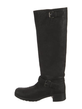 Prada Sport Nubuck Riding Boots