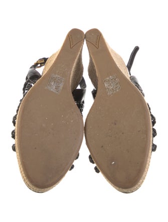 Prada Sport Leather Braided Accents Espadrilles