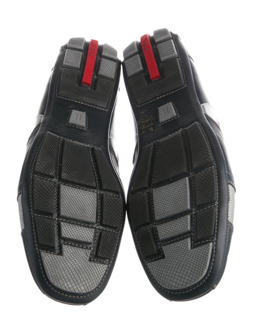 Prada Sport Signature Logo Leather Athletic Sneakers