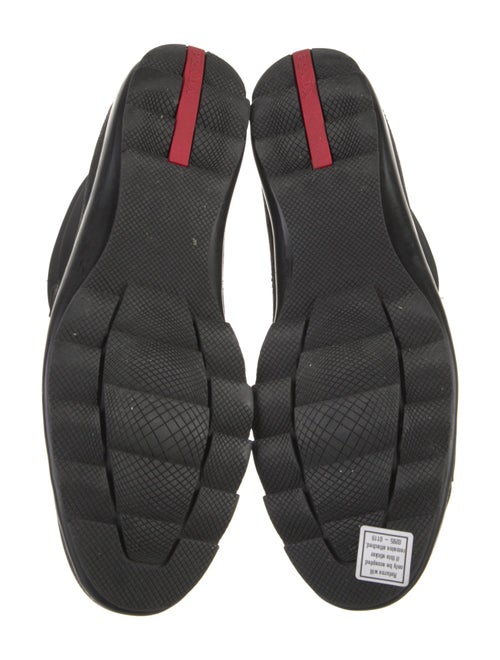 Prada Sport Leather Lace-Up Boots