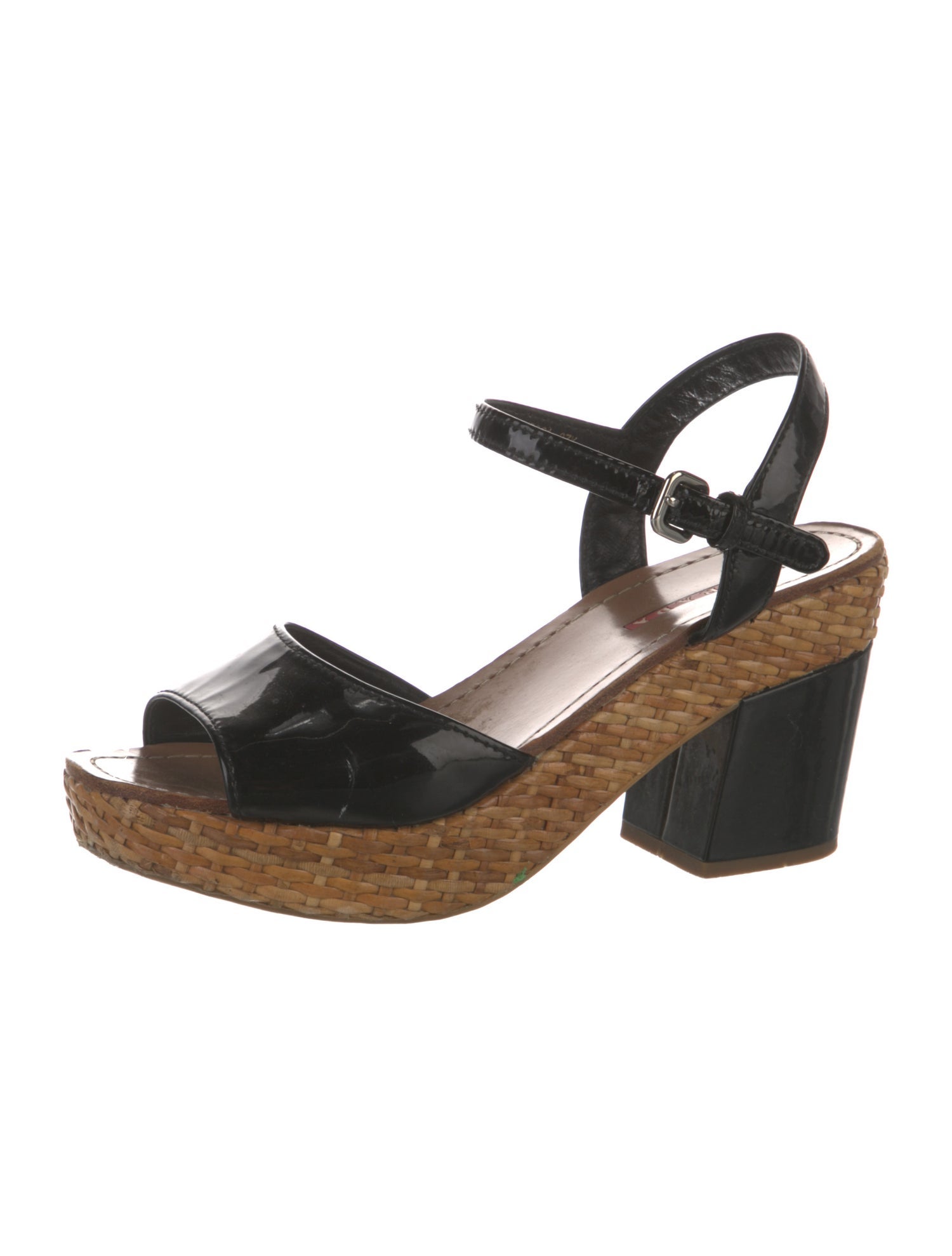 Prada Sport Patent Leather Espadrilles