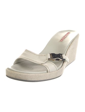 Prada Sport Leather Espadrilles