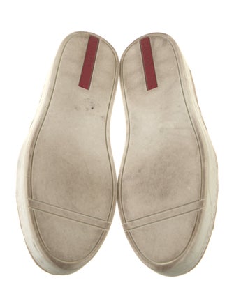 Prada Sport Suede Studded Accents Sneakers