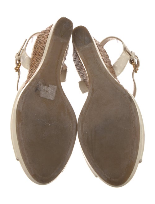 Prada Sport Patent Leather Slingback Pumps