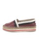 Prada Sport Leather Animal Print Espadrilles