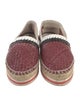 Prada Sport Leather Animal Print Espadrilles