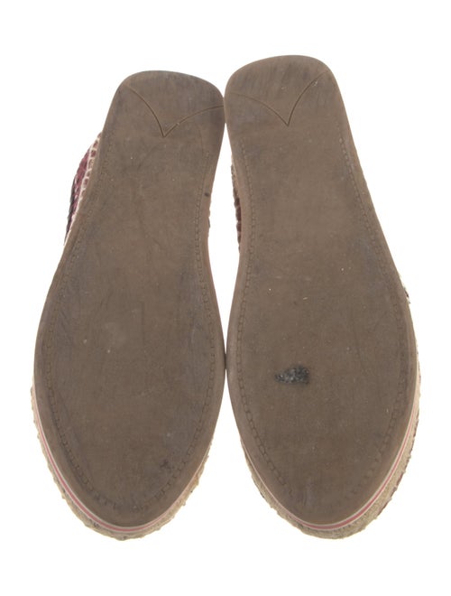 Prada Sport Leather Animal Print Espadrilles