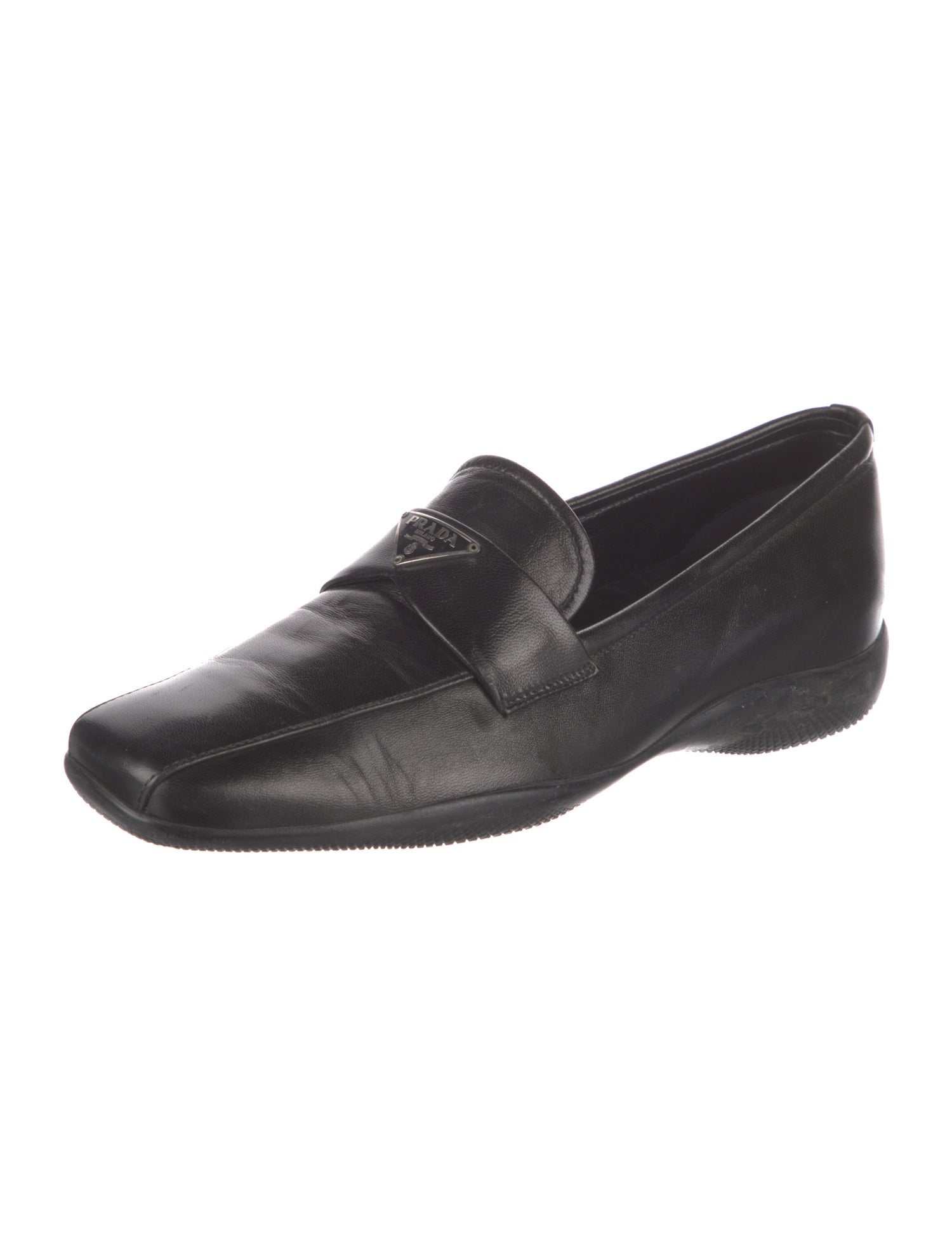 Prada Sport Leather Loafers