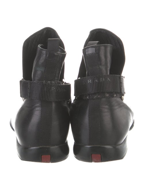 Prada Sport Late 1990's - Early 2000's Leather Chelsea Boots