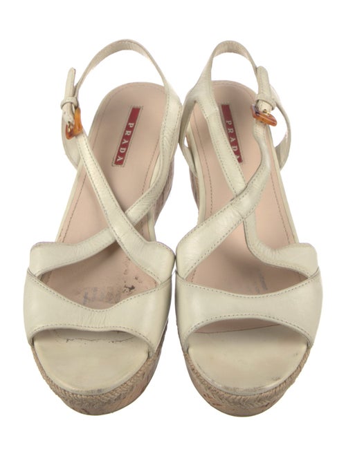 Prada Sport Leather Espadrilles