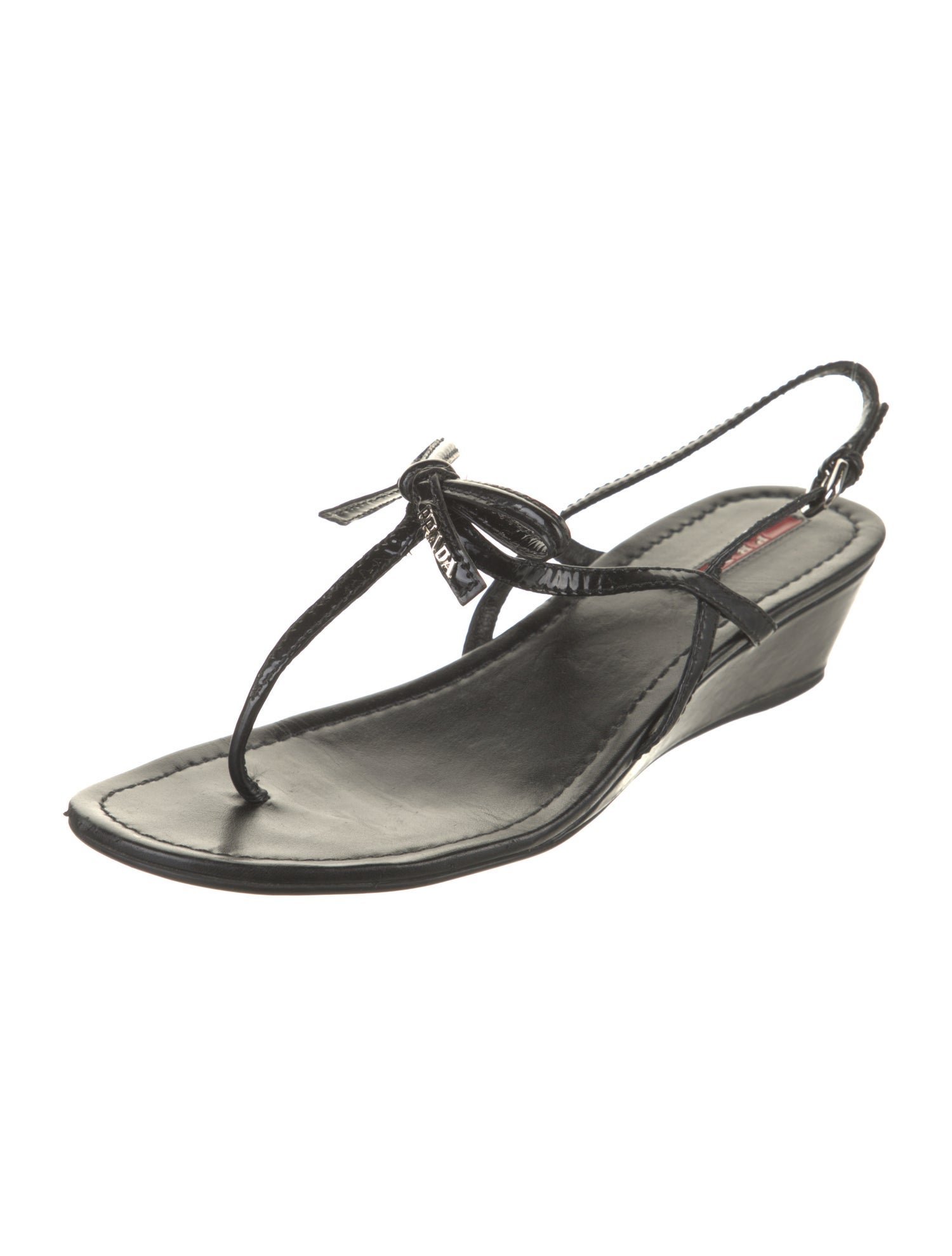 Prada Sport Vintage 2010 T-Strap Sandals