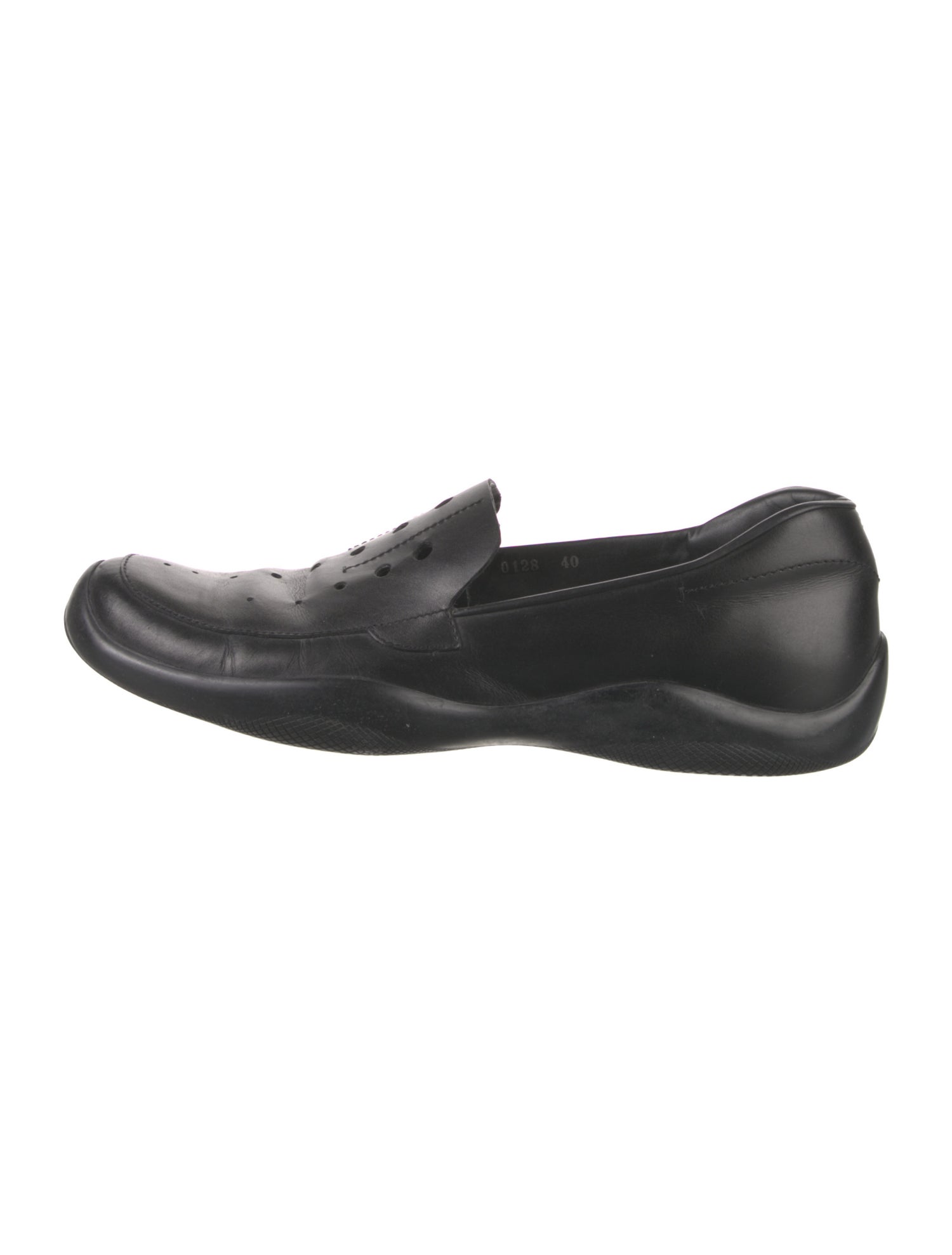 Prada Sport Late 1990's - Early 2000's Leather Loafers