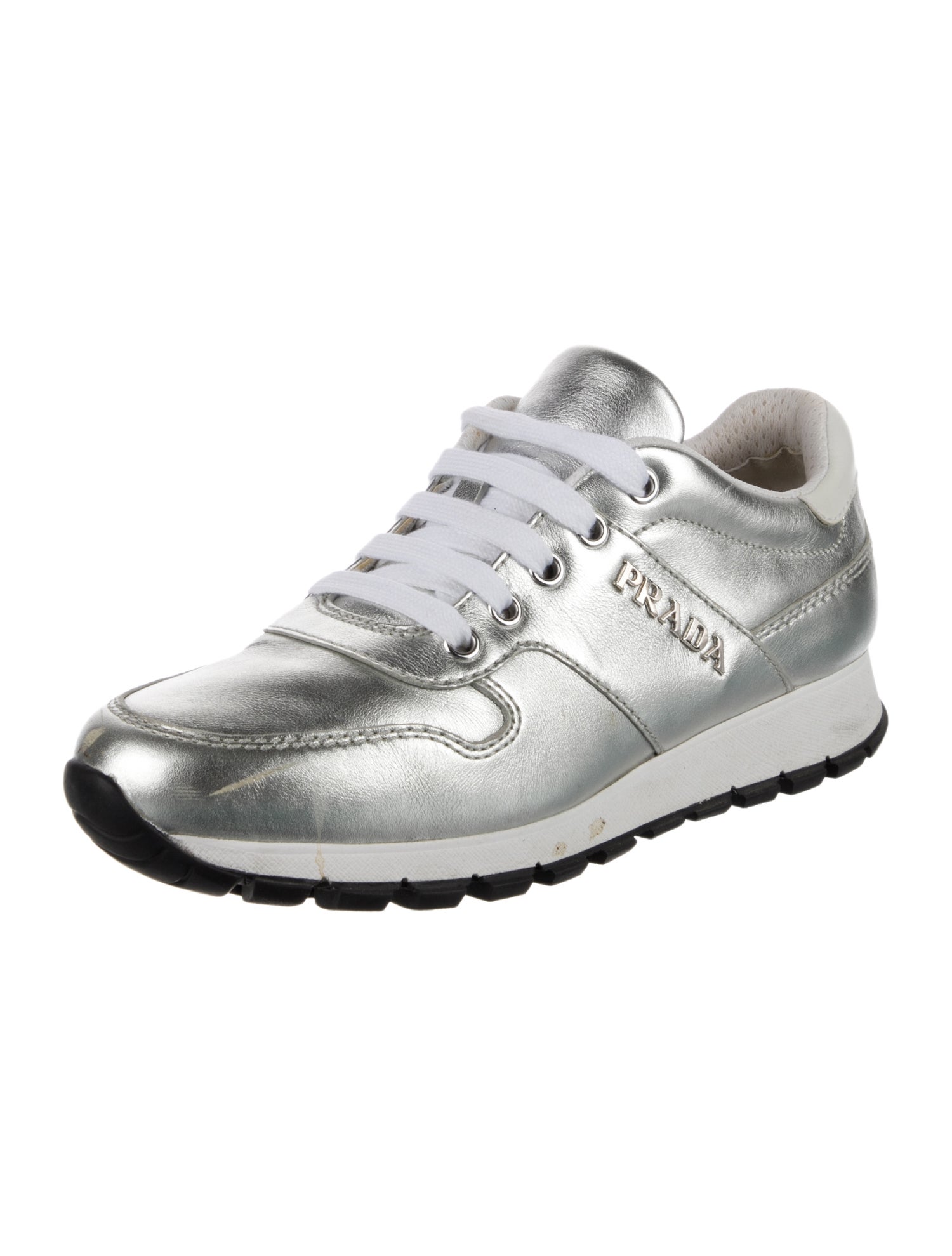 Prada Sport Leather Sneakers