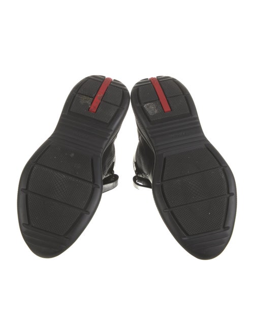 Prada Sport Leather Lace-Up Boots