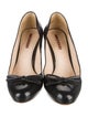 Prada Sport Patent Leather Bow Accents Pumps