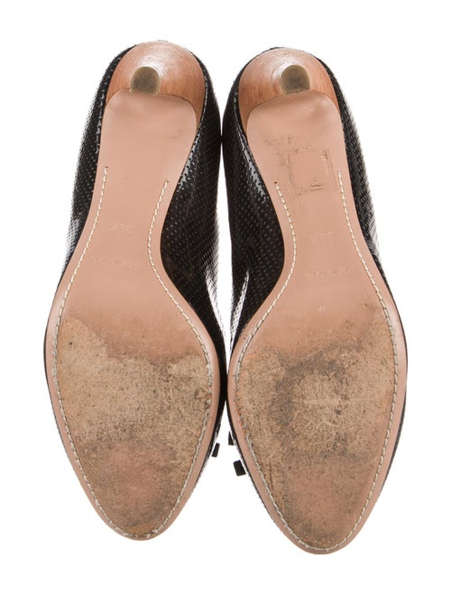 Prada Sport Patent Leather Bow Accents Pumps