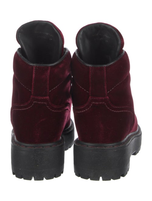 Prada Sport Velvet Combat Boots