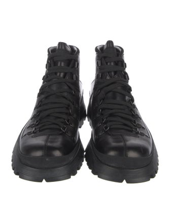 Prada Sport Leather Hiking Boots