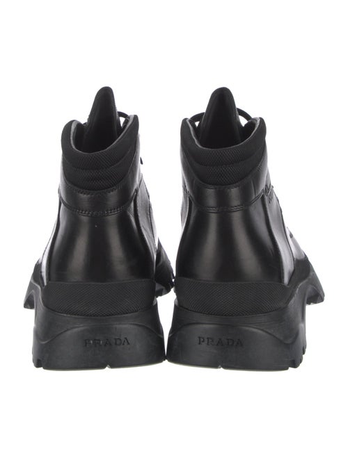 Prada Sport Leather Hiking Boots