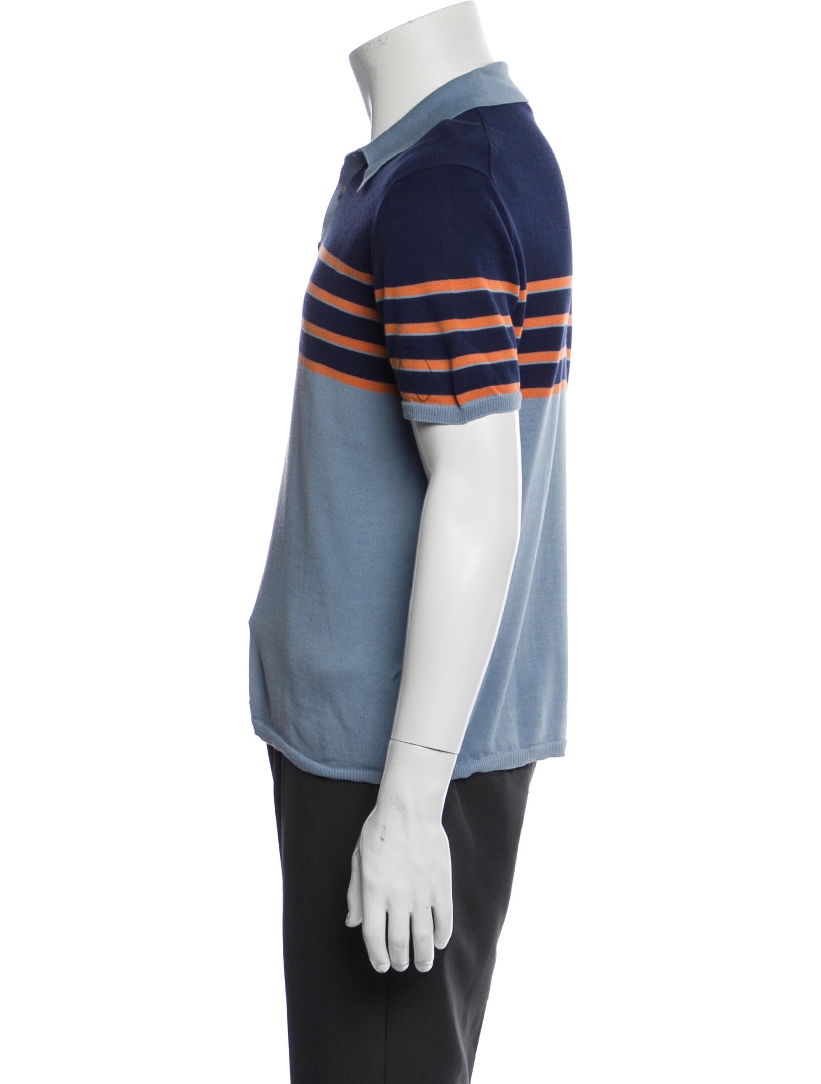 Prada Sport 2012 Colorblock Pattern Polo Shirt