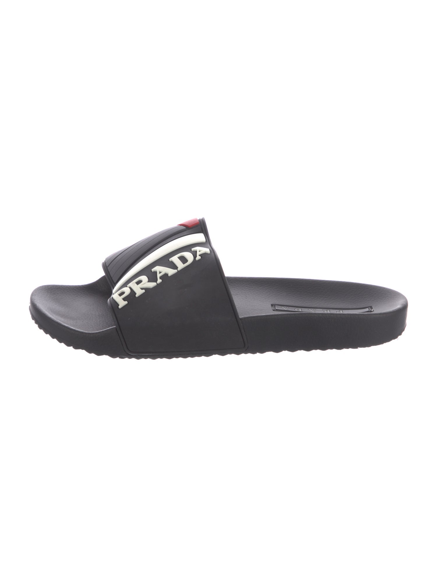 Prada Sport Rubber Printed Slides