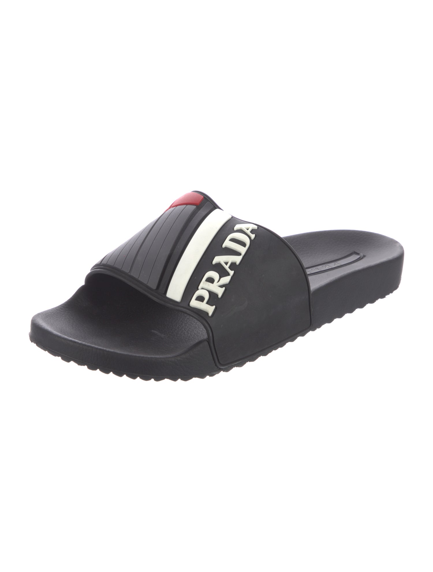 Prada Sport Rubber Printed Slides